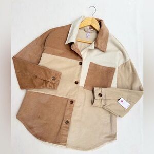 NWT Corduroy Shacket